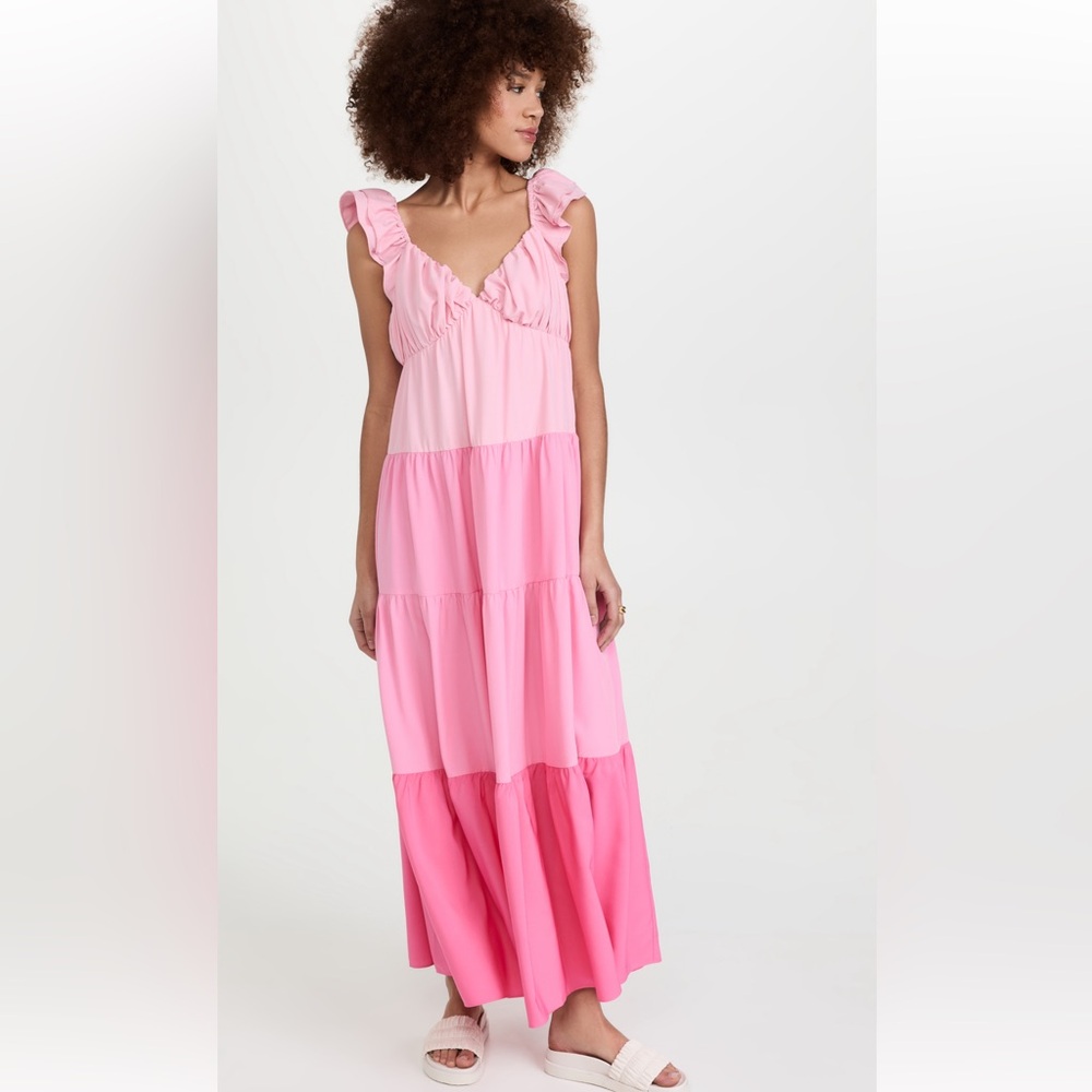 English Factory Colorblock Maxi Dress